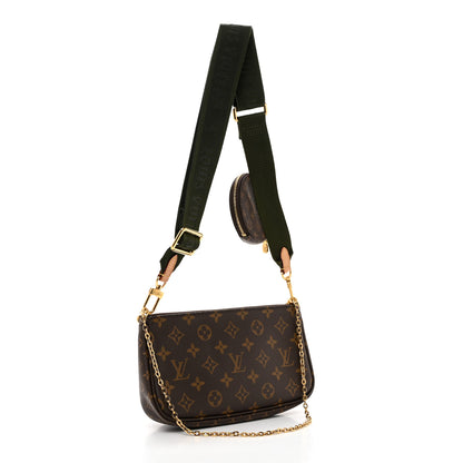 Louis Vuitton LOUIS VUITTON Monogram Multi Pochette Accessories Kaki 3 of 13