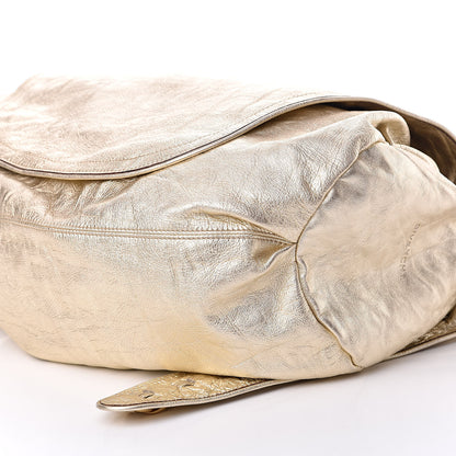 Givenchy Metallic Calfskin Hobo Chain Gold 8 of 9