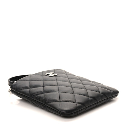 Chanel Lambskin Quilted Crossbody Bag Black 4 of 9