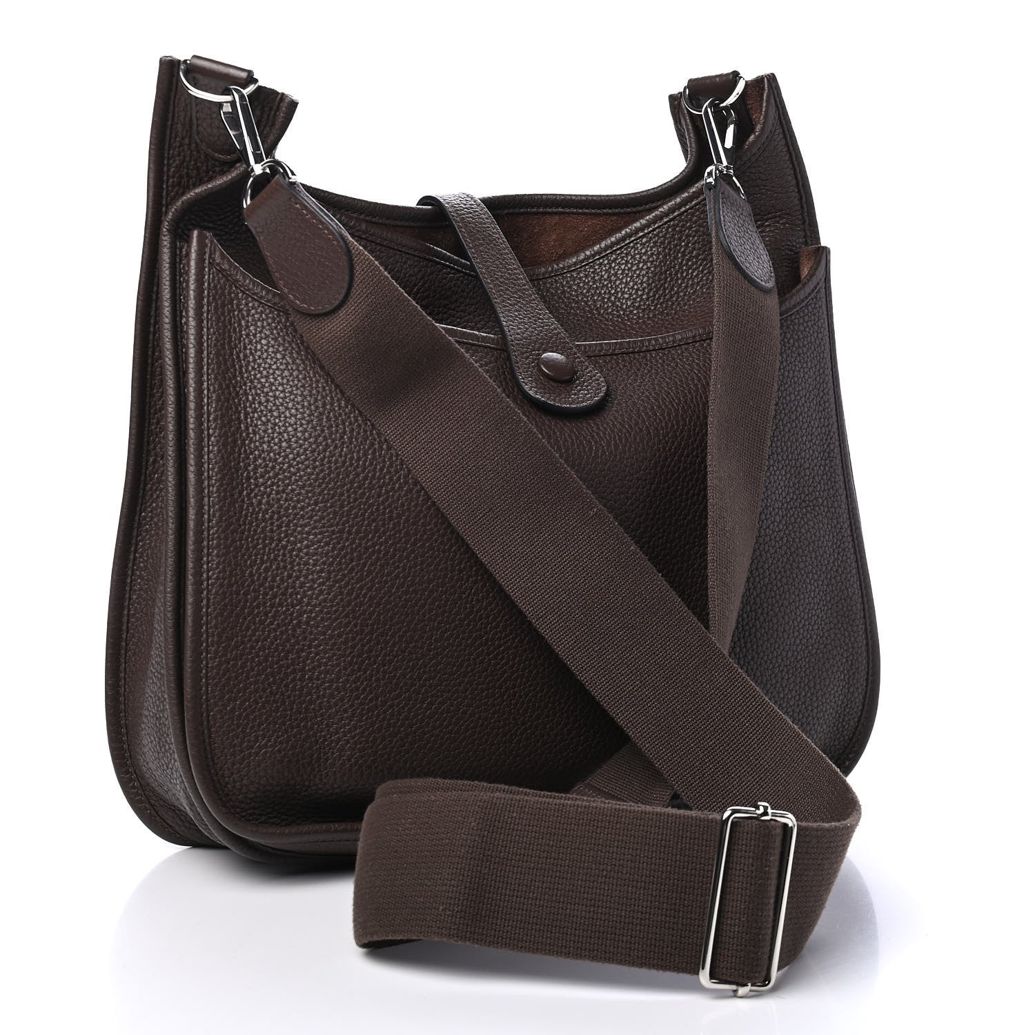 Hermes Taurillon Clemence Evelyne III Chocolate 2 of 5