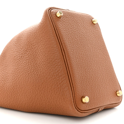 Hermes Taurillon Clemence Picotin Lock 18 PM Gold 8 of 11