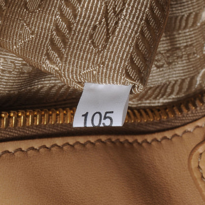 Prada Nappa Gaufre Tote Cuoio 7 of 10
