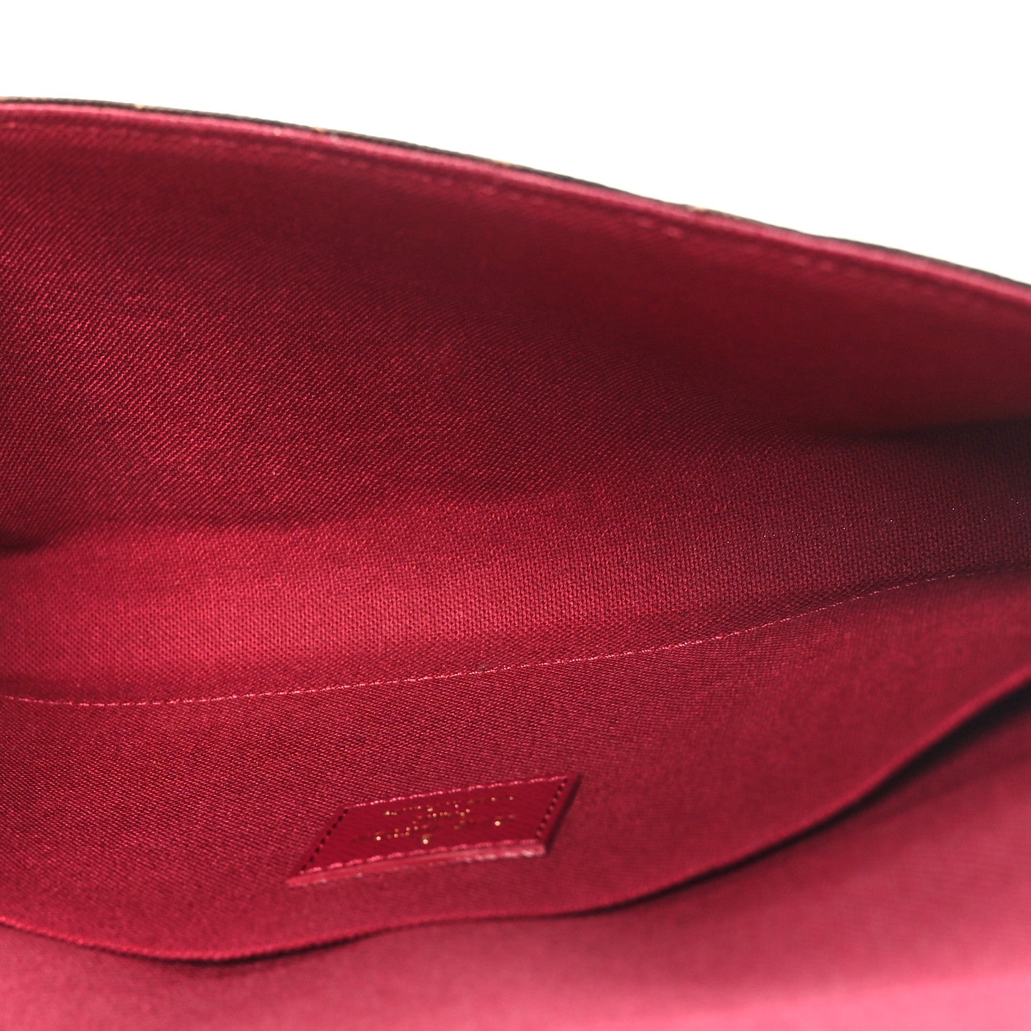 Louis Vuitton Monogram Pochette Felicie Chain Wallet Fuchsia 5 of 8