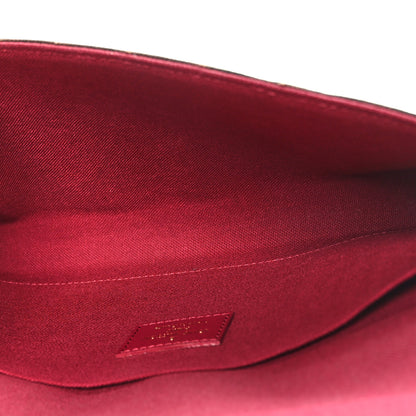 Louis Vuitton Monogram Pochette Felicie Chain Wallet Fuchsia 5 of 8