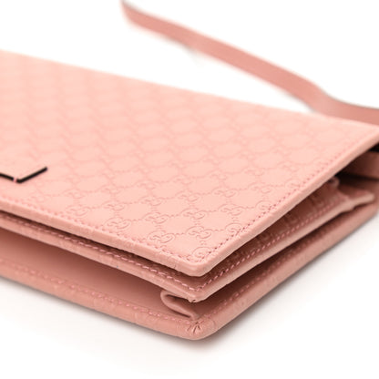 Gucci Microguccissima Crossbody Wallet Soft Pink 7 of 9