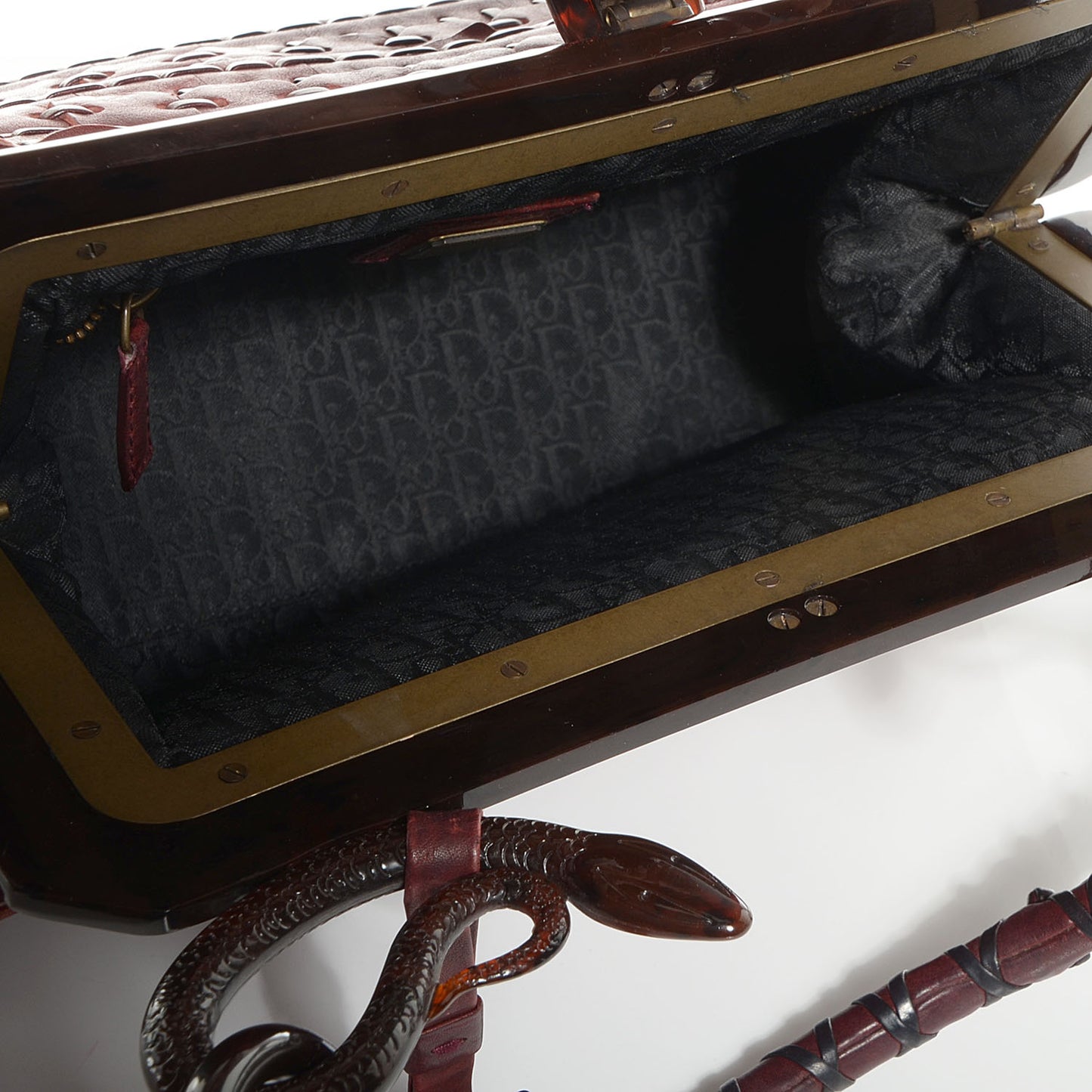 Leather Samourai 1947 Armour Woven Frame Bag