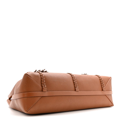 Chloe Grained Calfskin Large Penelope Shoulder Bag Caramel 4 of 17