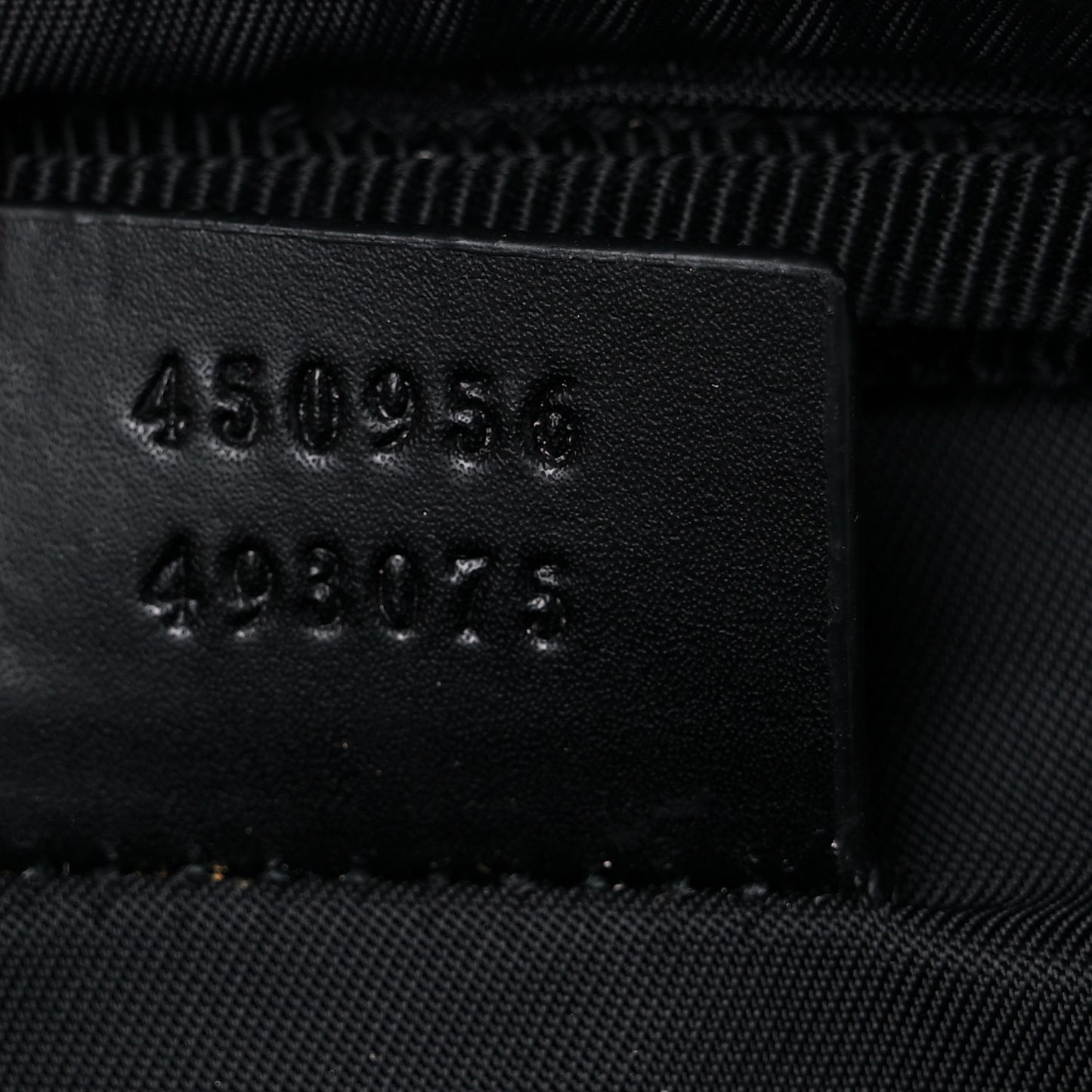 GG Supreme Monogram Web Belt Bag Black