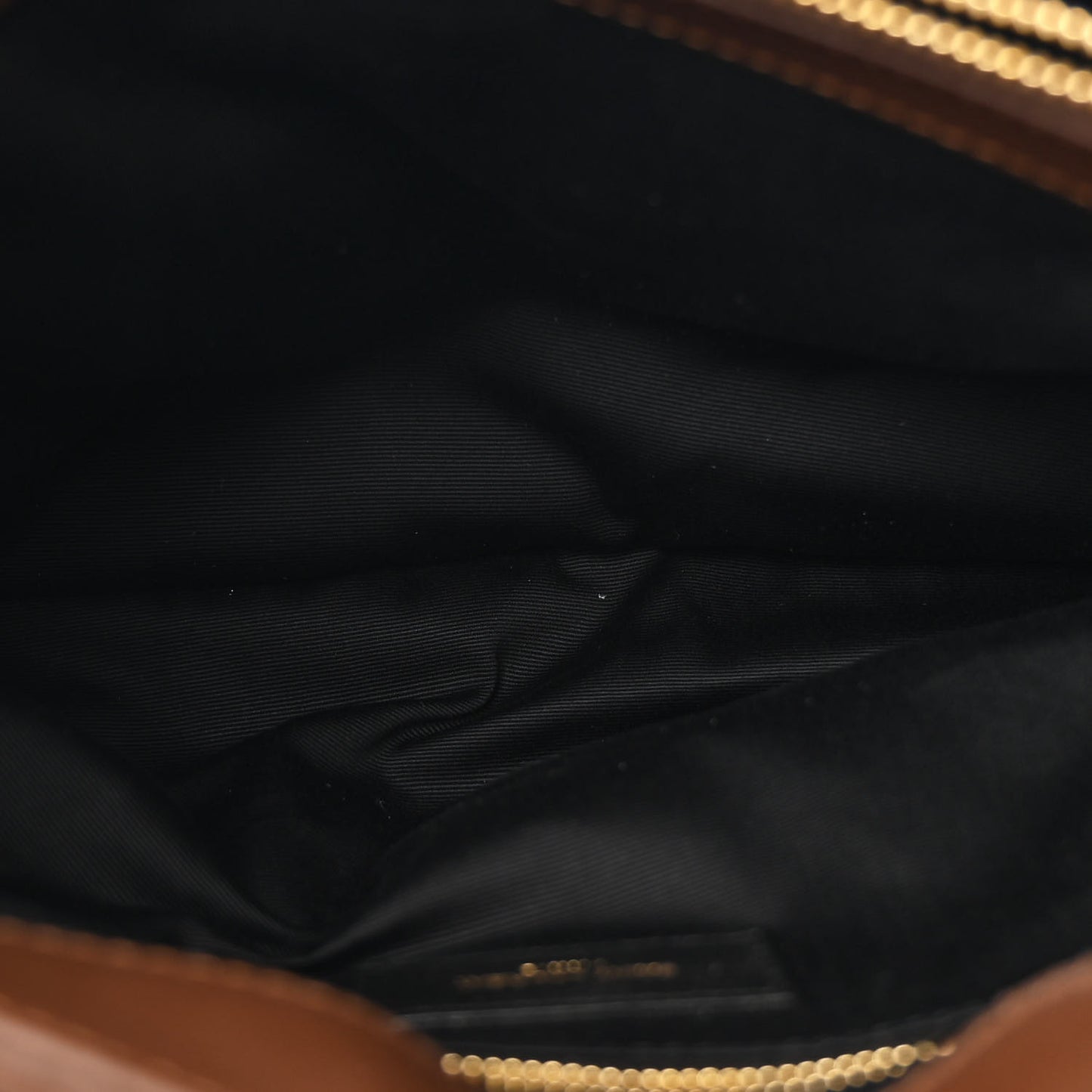 Suede Y Quilted Monogram Medium Loulou Chain Satchel Bark Brown