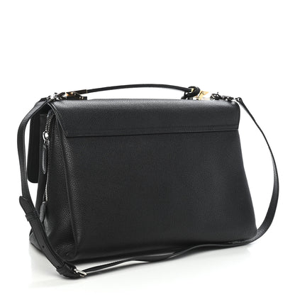 Balenciaga Grained Calfskin Le Dix Small Soft Cartable Black 3 of 9