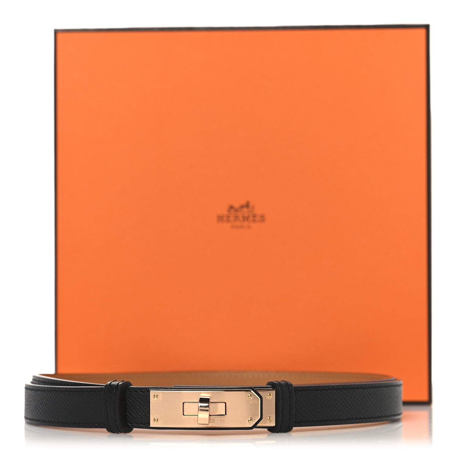 Hermes Epsom Kelly Belt Black 4 of 4