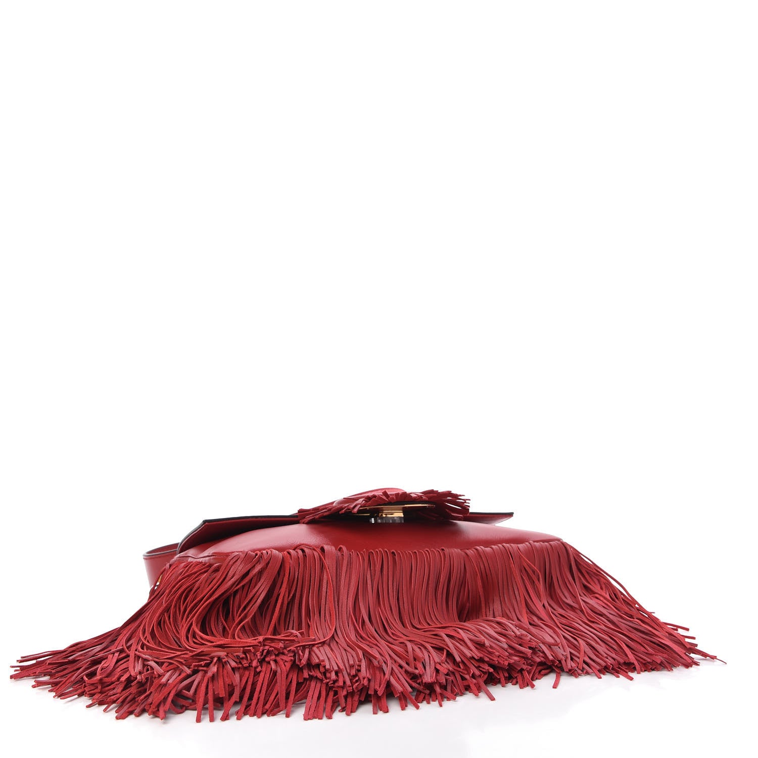 Fendi Nappa F is Fendi Fringe Baguette Fragola 4 of 11