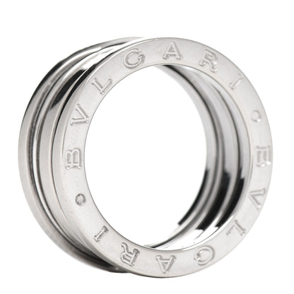 Bulgari 18K White Gold B.Zero1 Three-Band Ring 51 5.75 4 of 6