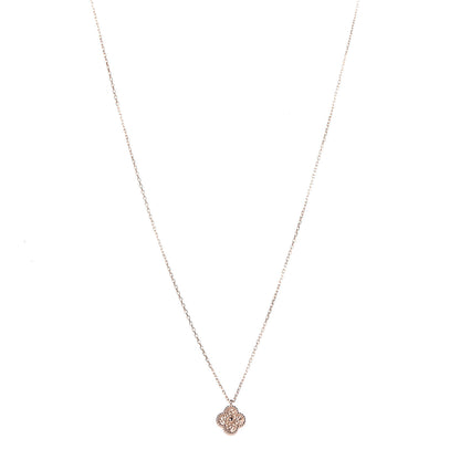Van Cleef & Arpels 18K Rose Gold Sweet Alhambra Pendant Necklace 1 of 8