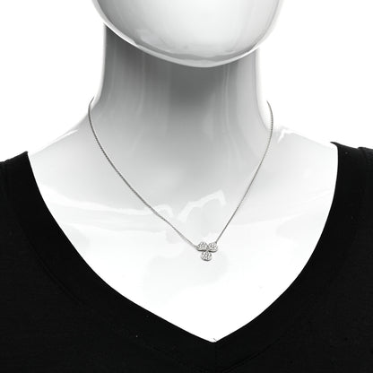 Tiffany Platinum Diamond Paper Flowers Pave Pendant Necklace 2 of 4