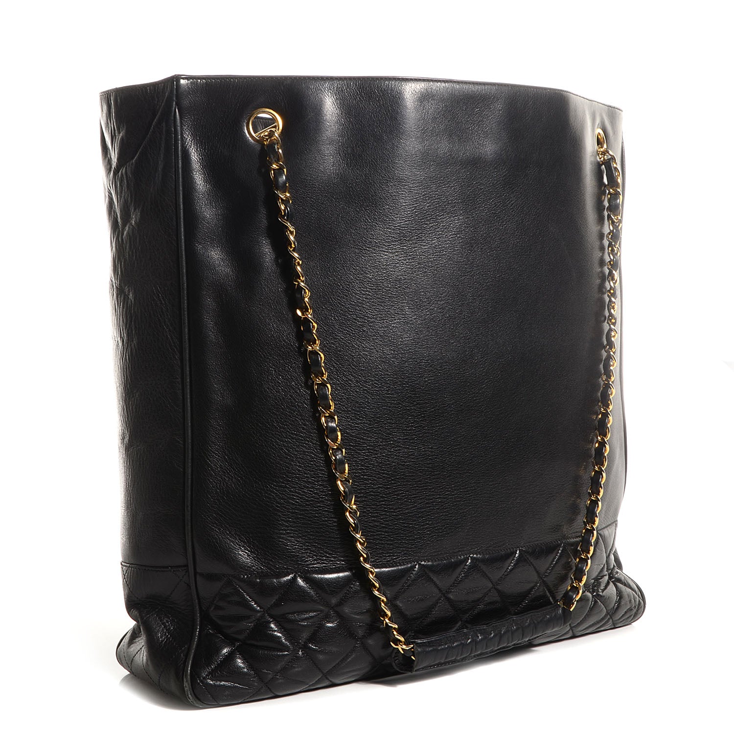 Chanel Lambskin Shoulder Bag Black 2 of 8
