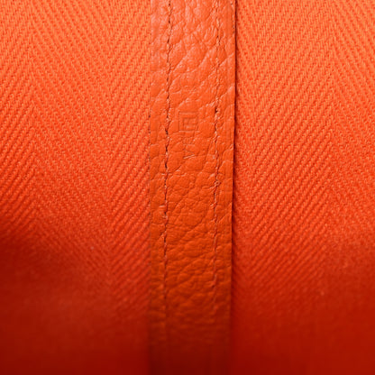 Hermes Toile Negonda Garden Party Tote 36 MM Orange 7 of 12