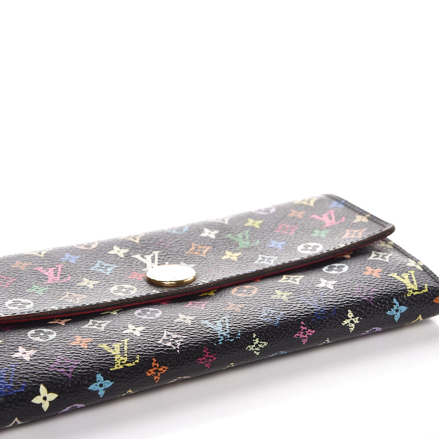 Louis Vuitton Monogram Multicolor Sarah Wallet Black Grenade 7 of 16