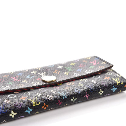 Louis Vuitton Monogram Multicolor Sarah Wallet Black Grenade 7 of 16