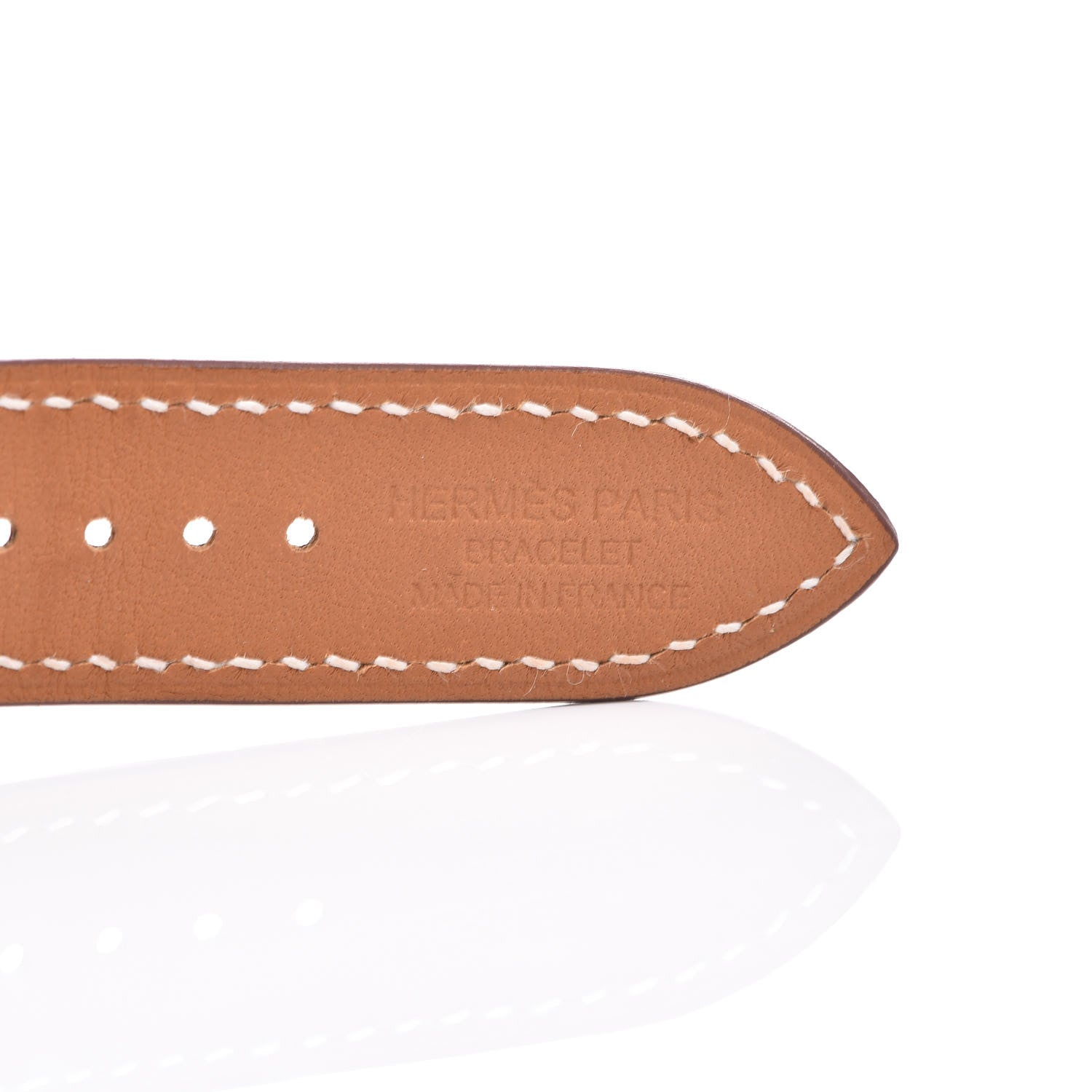 Hermes Barenia 38mm Apple Watch Single Tour Band Fauve 4 of 8
