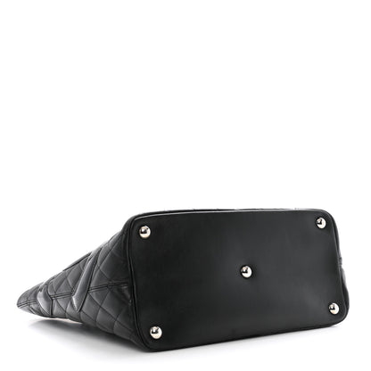 Chanel Calfskin Quilted Large Cambon Tote Black 4 of 19