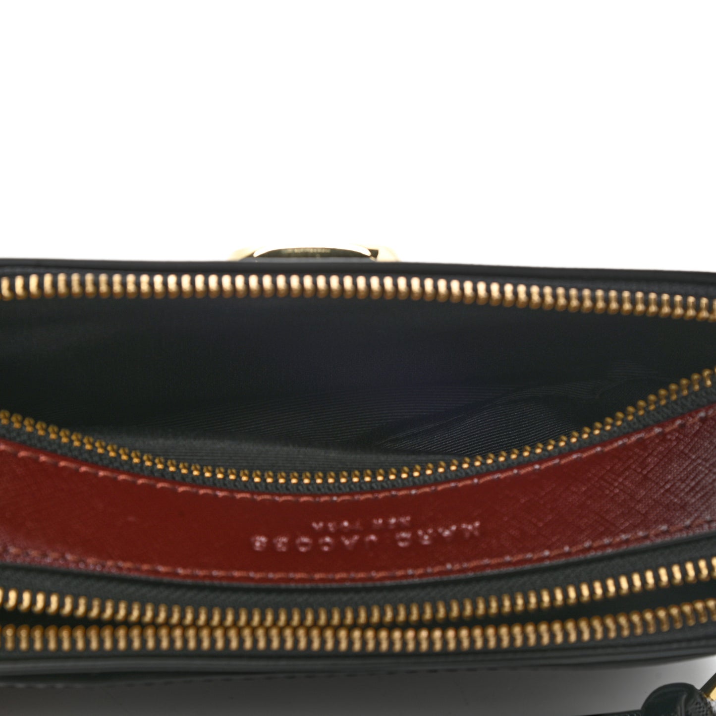 Saffiano Snapshot Camera Bag Black Multi