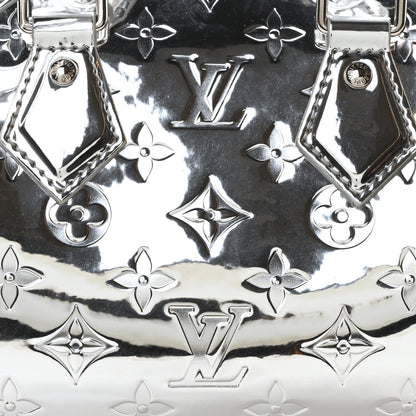 Louis Vuitton Monogram Miroir Speedy Bandouliere 20 Silver 7 of 9