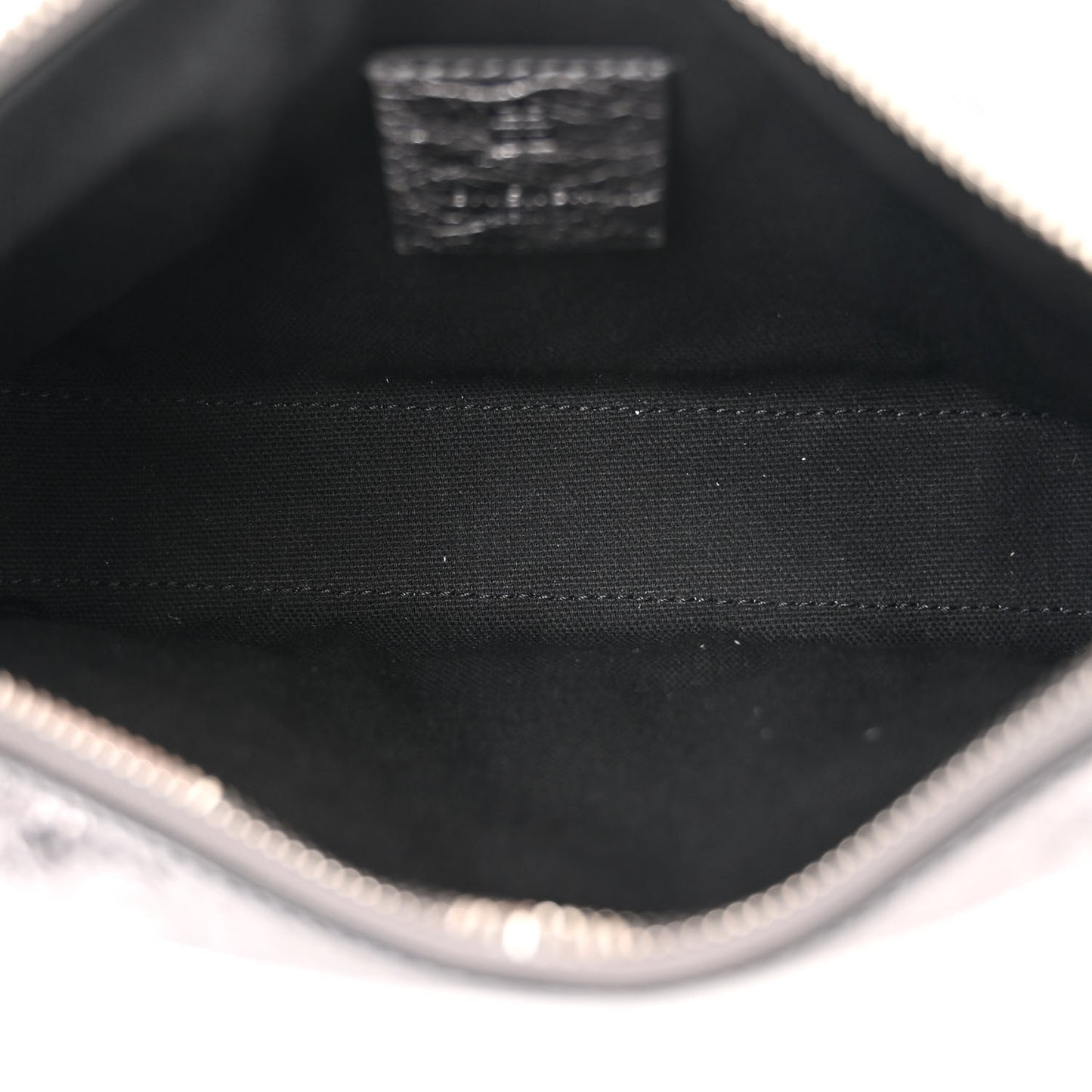 Metallic Calfskin Mini Voyou Bag Silver