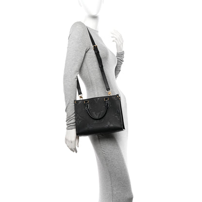 Louis Vuitton Empreinte Monogram Giant Onthego PM Black 2 of 11