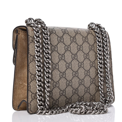 Gucci GG Supreme Monogram Mini Dionysus Shoulder Bag Taupe 3 of 12