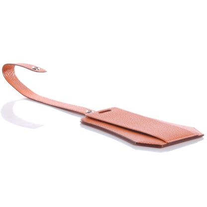 Hermes Chevre Luggage Tag Orange 3 of 6