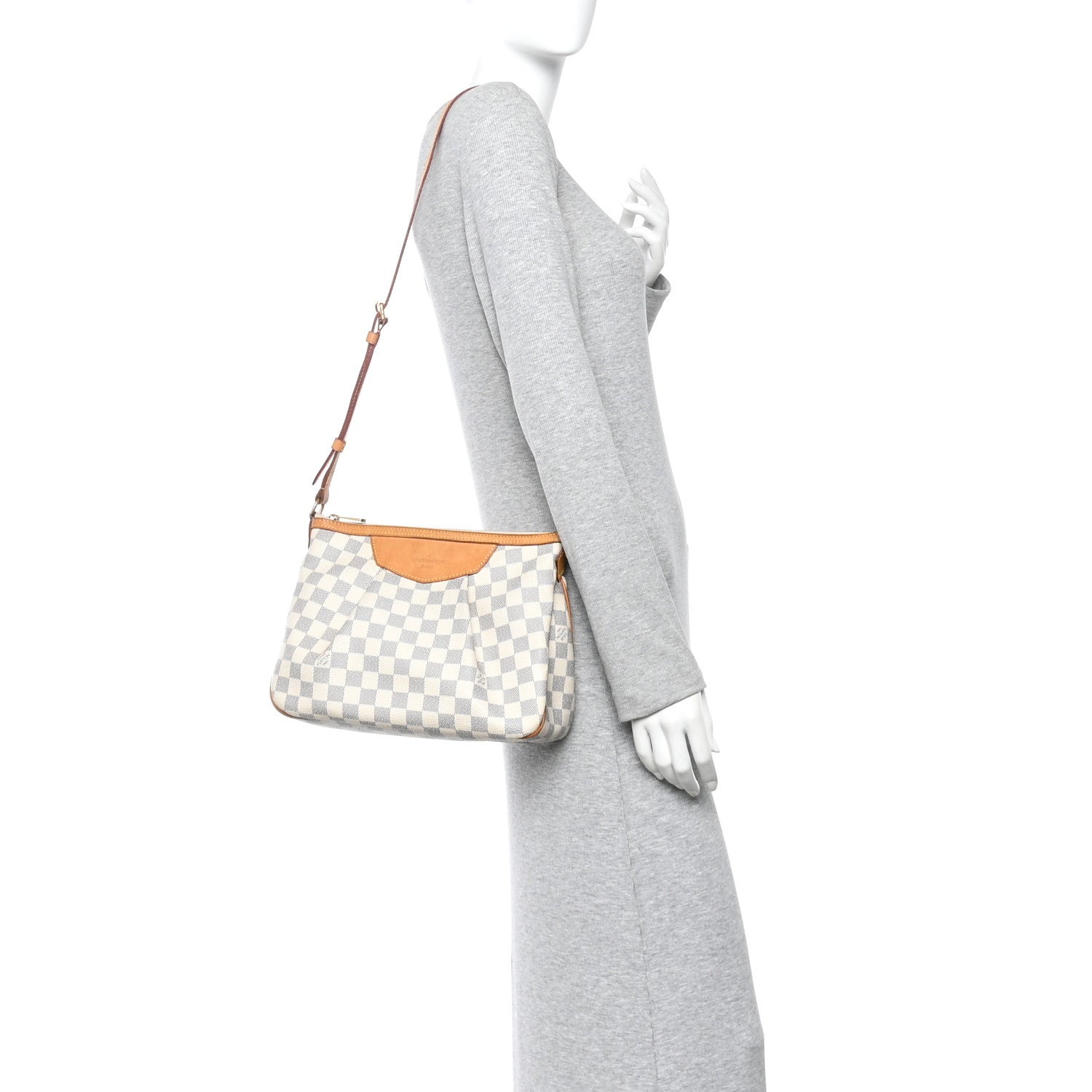 Louis Vuitton Damier Azur Siracusa PM 2 of 12
