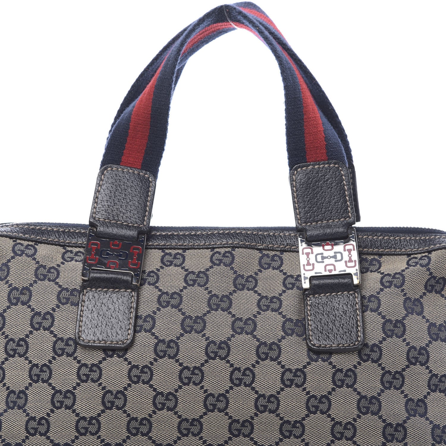 Gucci GG Monogram Web Pop Tote Navy 8 of 10