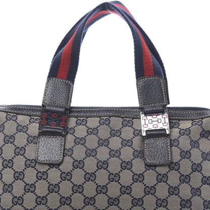 Gucci GG Monogram Web Pop Tote Navy 8 of 10