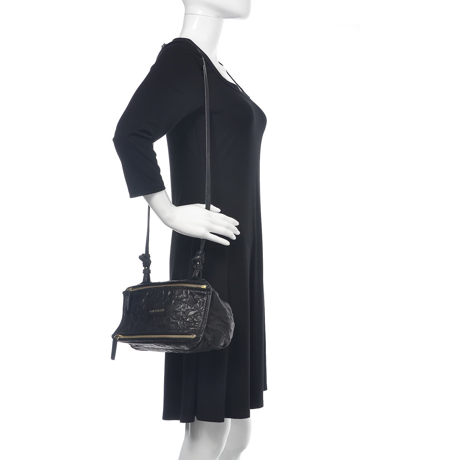 Givenchy Tumbled Sheepskin Mini Pandora Black 2 of 9