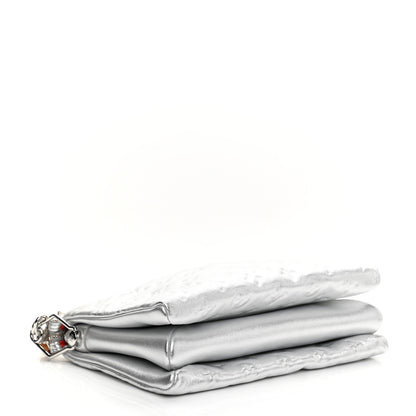 Louis Vuitton Metallic Lambskin Embossed Monogram Coussin PM Silver 4 of 12