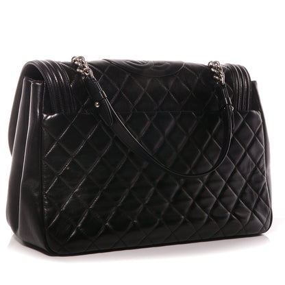 Chanel Lambskin Quilted Large Antik Boy Flap Black 3 of 8