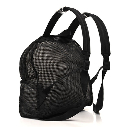 Saint Laurent SAINT LAURENT Nylon Mesh Backpack Black 2 of 10