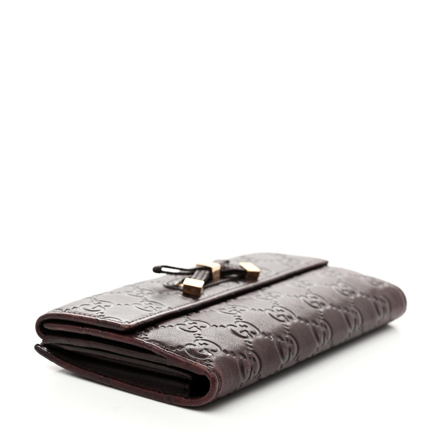 Guccissima Princy Continental Wallet Brown