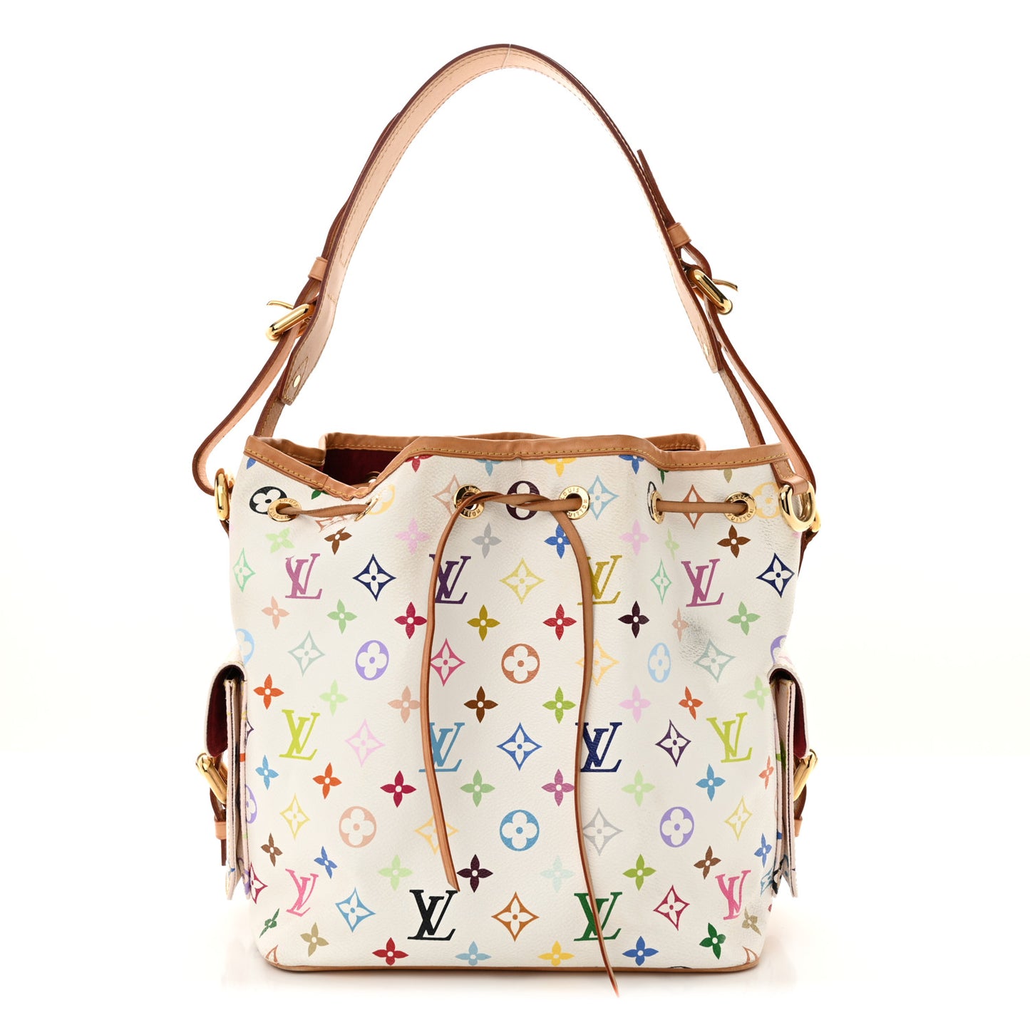 Monogram Multicolor Petit Noe White