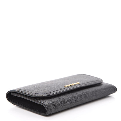 Burberry Soft Grain Calfskin Harris Wallet Black 4 of 6