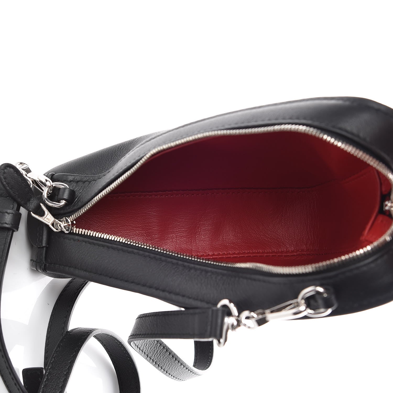 Balenciaga Calfskin S Triangle Duffle Black 5 of 10