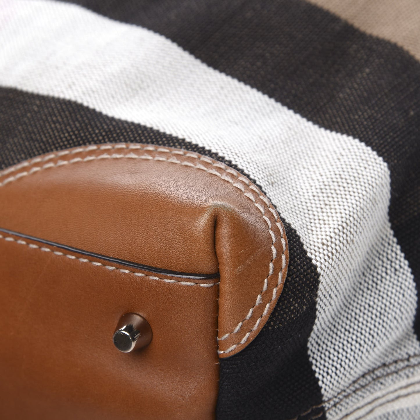 Canvas Mega Check Medium Maidstone Saddle Brown