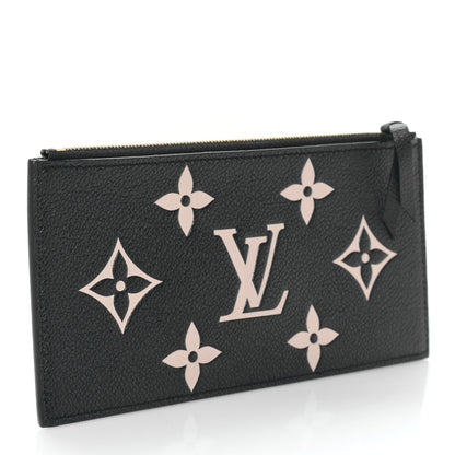 Louis Vuitton Empreinte Monogram Giant Crafty Pochette Felicie Zippered Insert Black 3 of 8