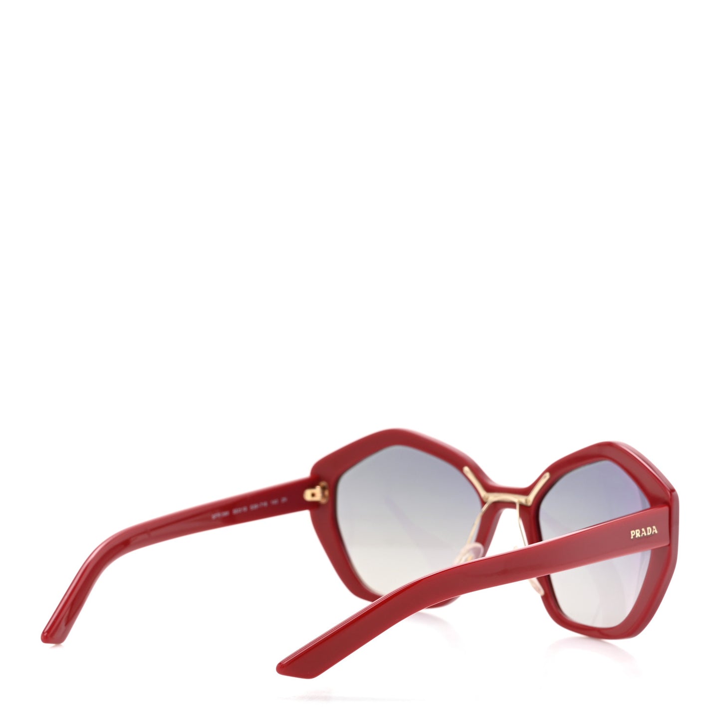 Acetate Geometric Sunglasses SPR 08X Red
