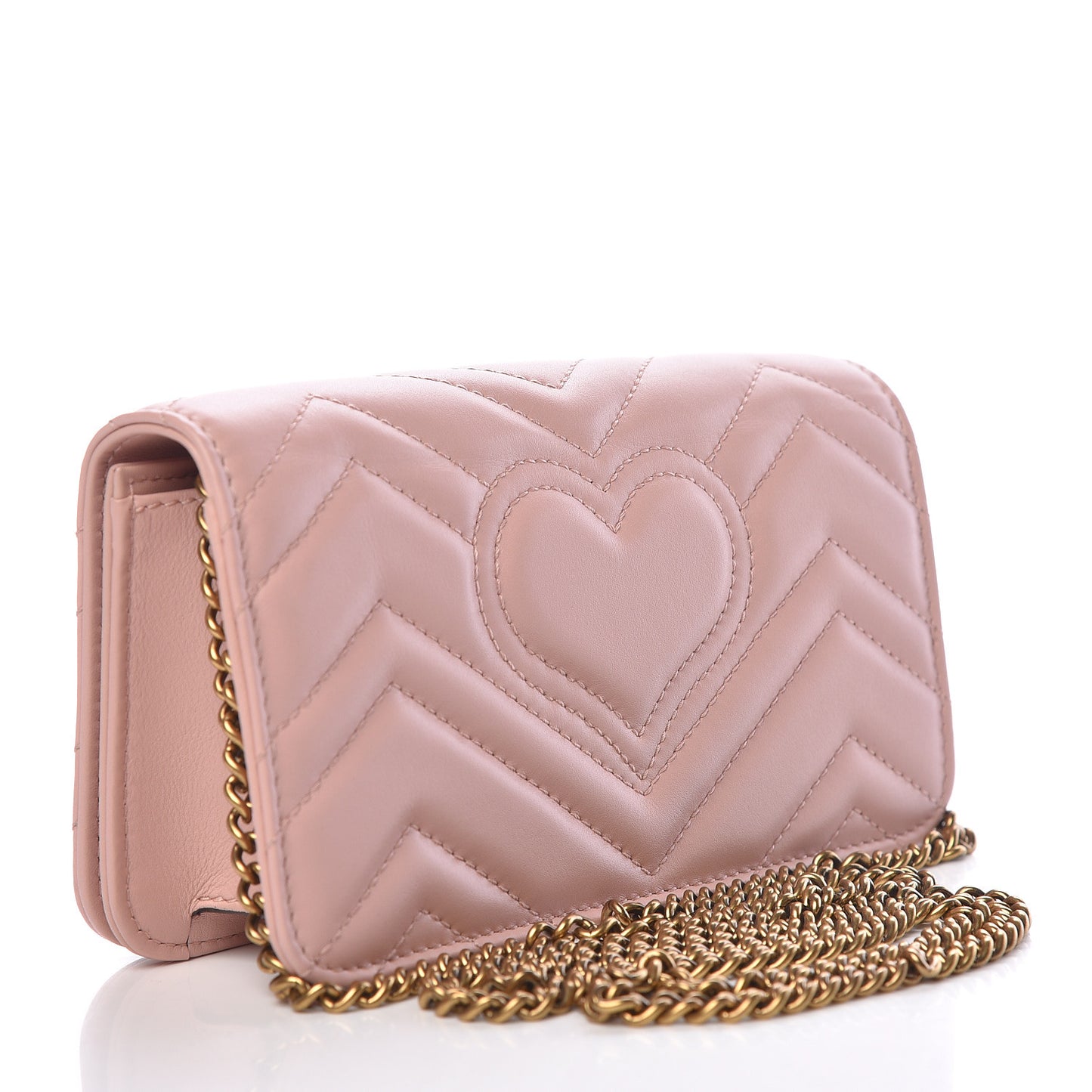 Calfskin Matelasse GG Marmont Mini Bag Perfect Pink