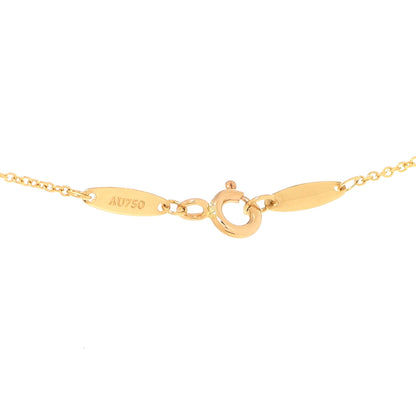 Tiffany 18K Yellow Gold Diamond .08ct Elsa Peretti Diamonds by the Yard Pendant Necklace 4 of 6
