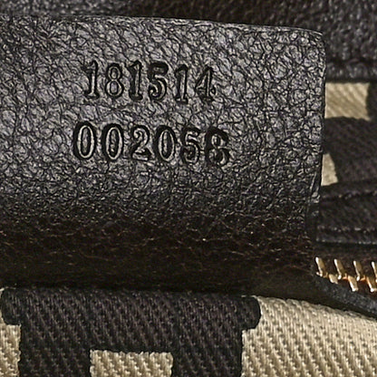 Gucci Calfskin Guccissima Trim Large Signoria Hobo Dark Brown 7 of 10