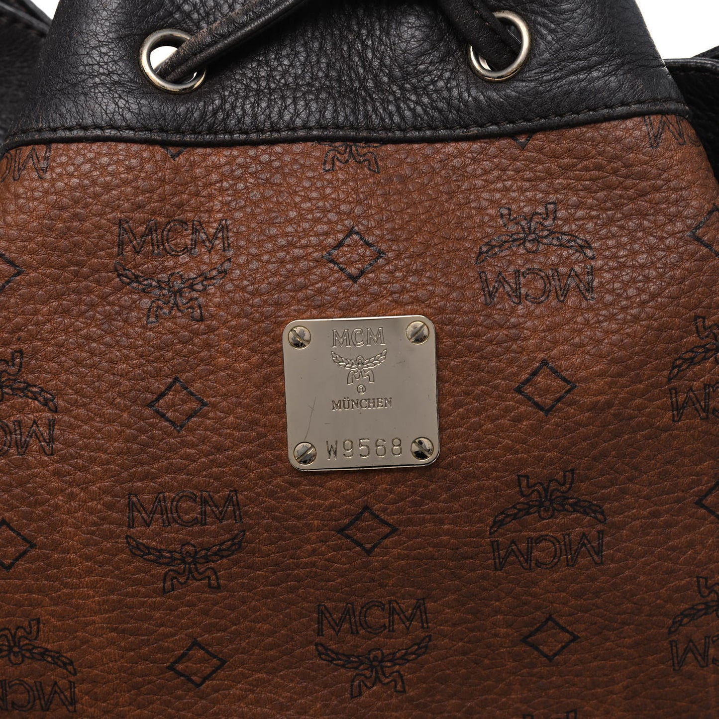 Visetos Essential Drawstring Bucket Bag Brown