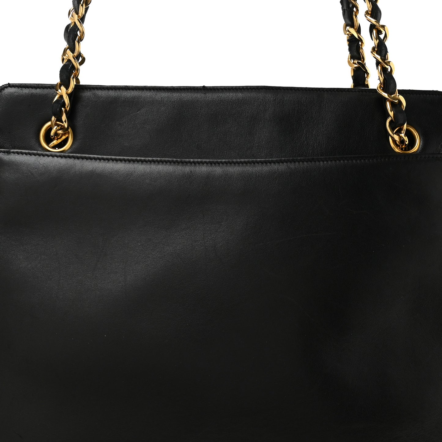 Lambskin Triple CC Shoulder Bag Black